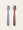 A set of two spoons for learning to eat independently