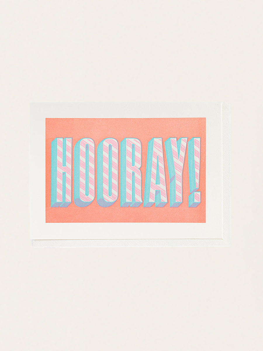Hooray Greeting Card with Envelope