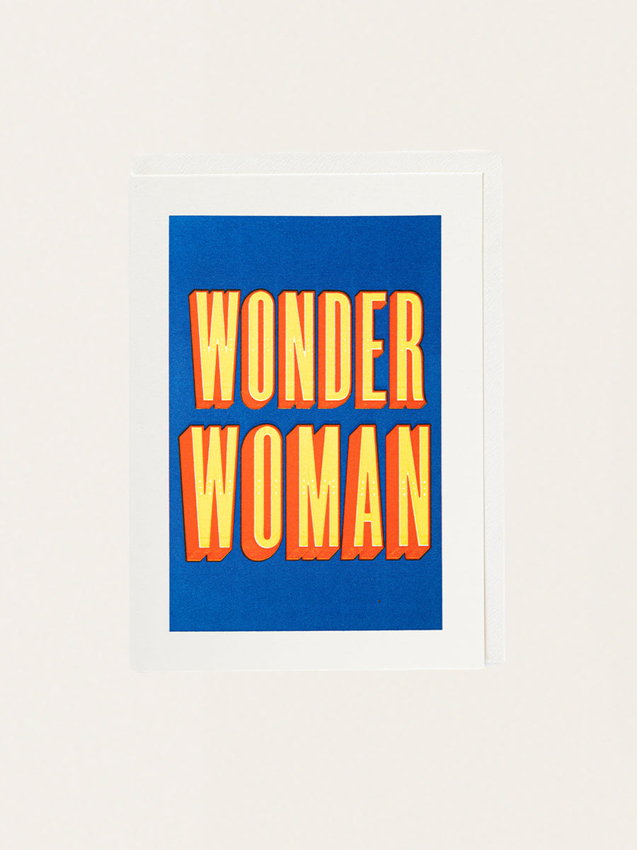Wonder Woman Grußkarte mit Umschlag