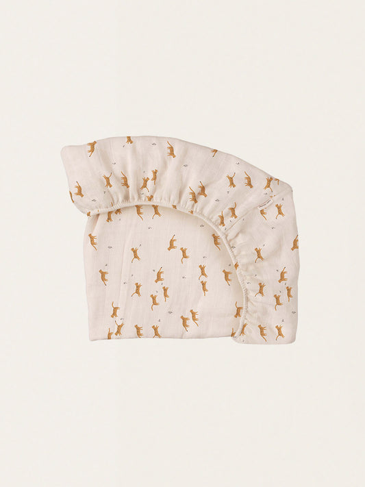 Muslin fitted sheet