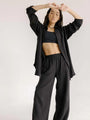 Fall Rest Gentle Black Shirt