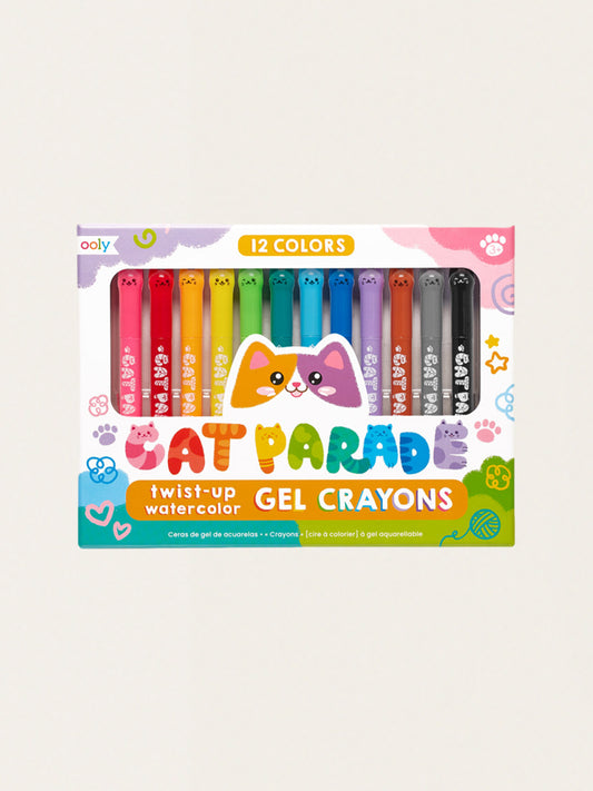 Aquarellstifte für Katzenparade