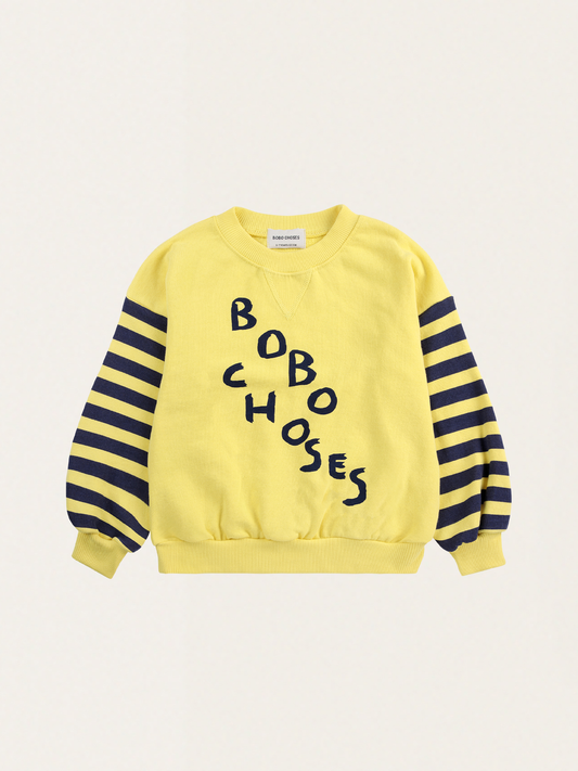 Baumwoll-Sweatshirt für Kinder, Diagonal Bobo Choses