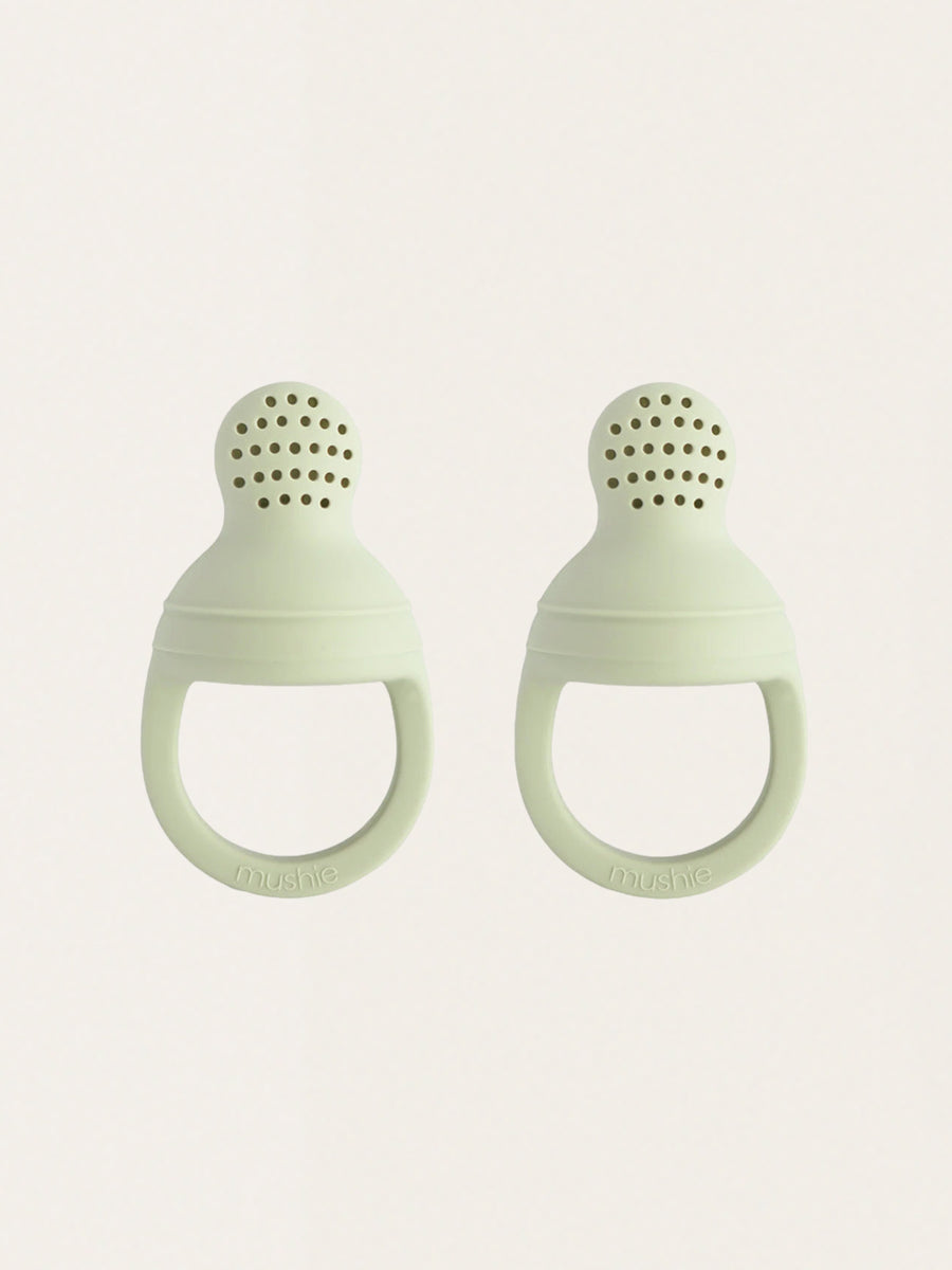 A teether for serving snacks