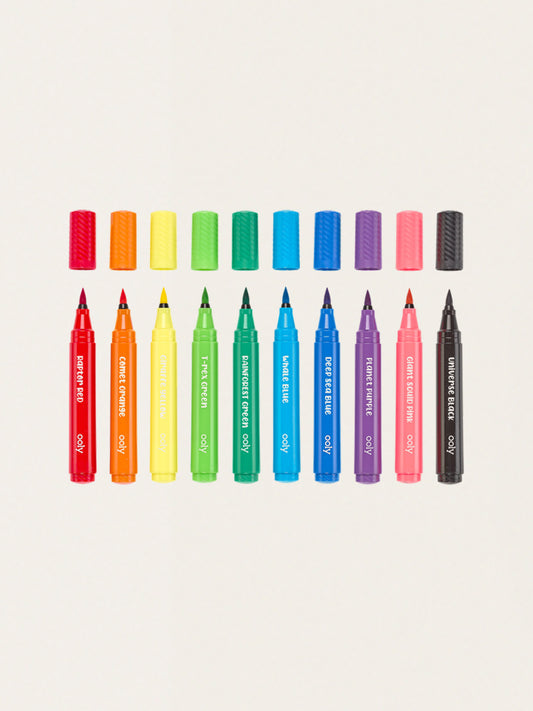 Große, leuchtende Pinselmarker