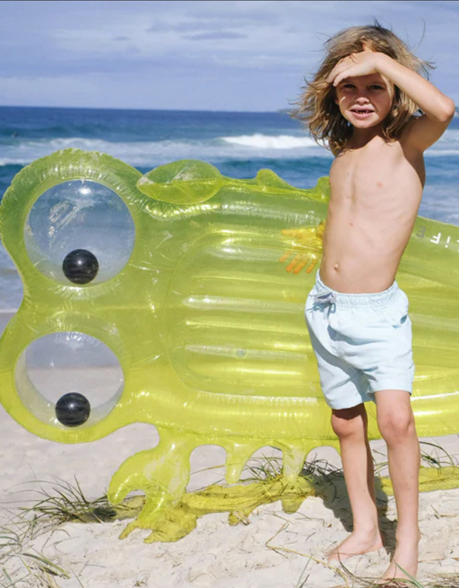 Inflatable swimming mattress - Sonny / Citrus