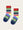 Weihnachtsgestreifte Kindersocken