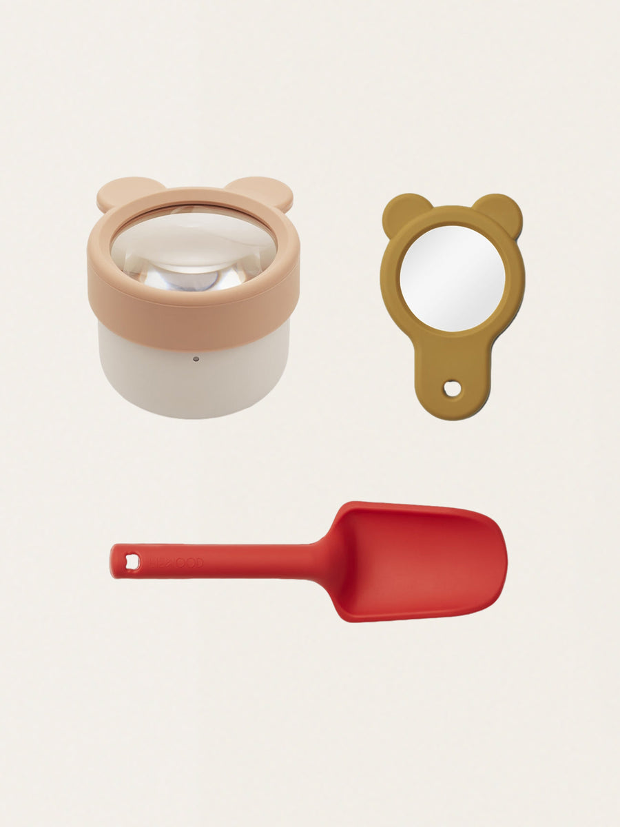 Silicone set for discovering nature