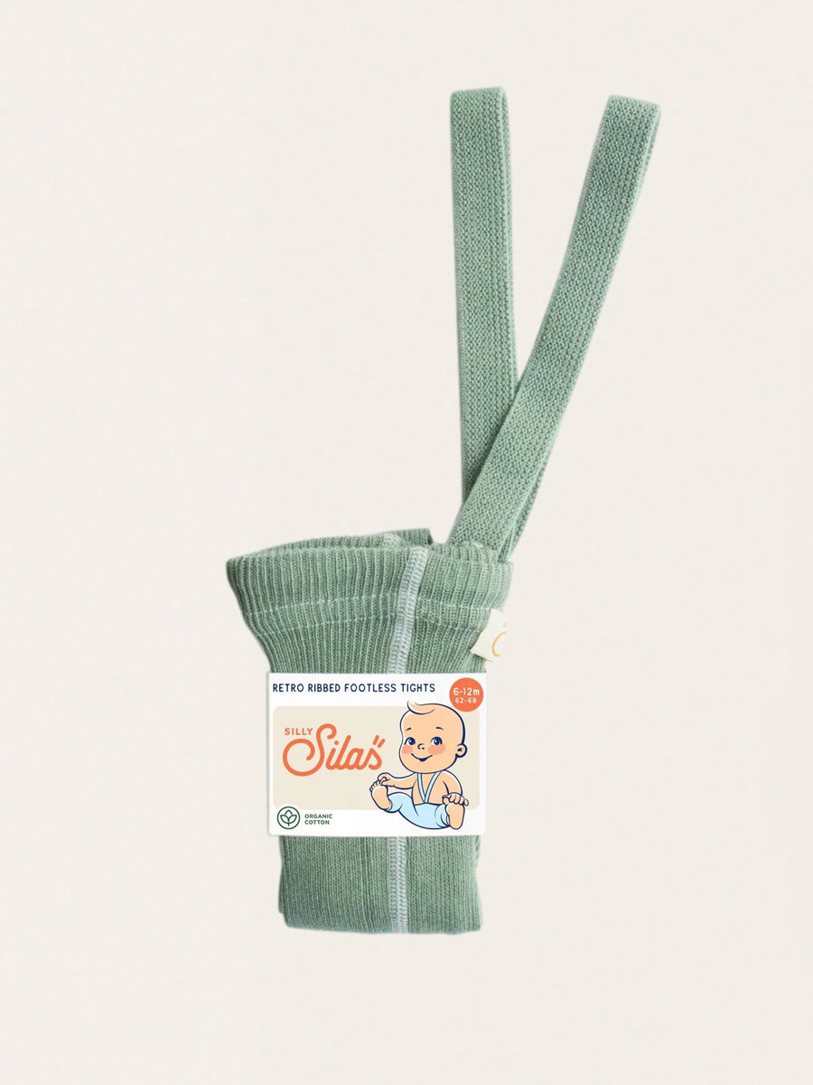 Bawełniane legginsy na szelkach w stylu retro