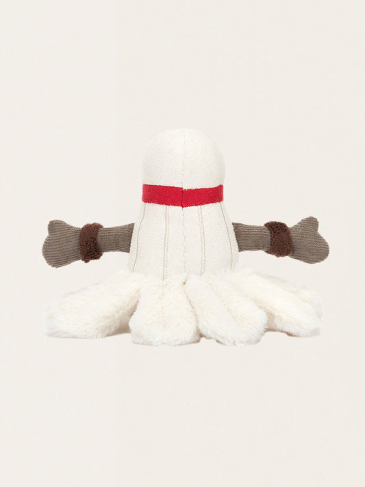 Cheerful badminton shuttlecock