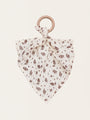 Teether with muslin diaper