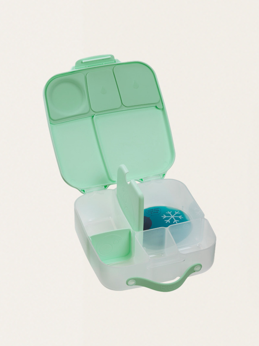 Duży lunchbox z przegródkami i wkładem chłodzącym