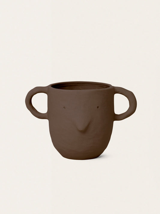 Duża kamionkowa doniczka Mus Plant Pot