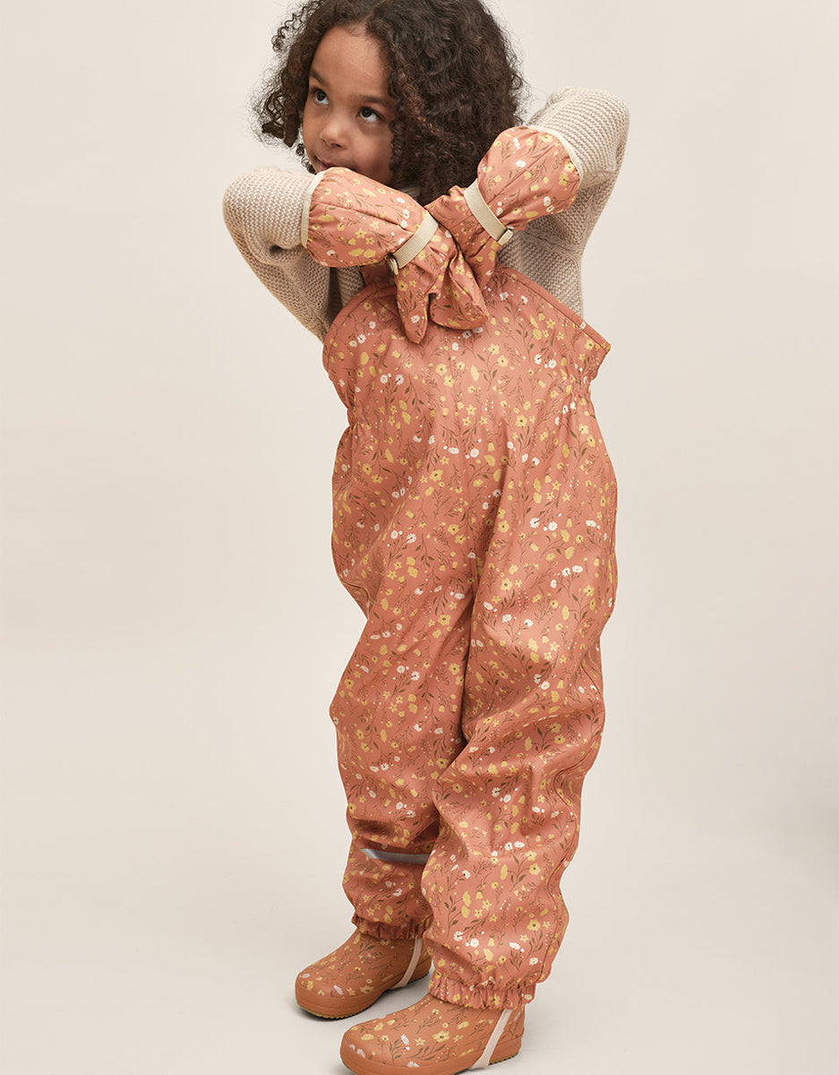 Windproof Rain Pants - Flora Brick