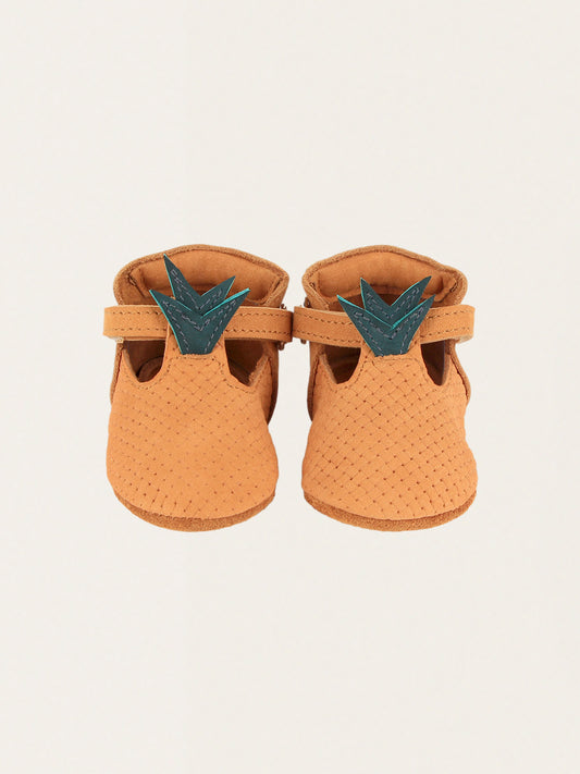 Nanoe leather shoes