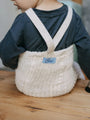 Prążkowane legginsy z bawełną na szelkach Granny