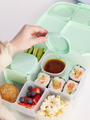 Duży lunchbox z przegródkami i wkładem chłodzącym