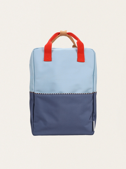 Wonders Zissou Blue + Blauwal großer Kinderrucksack