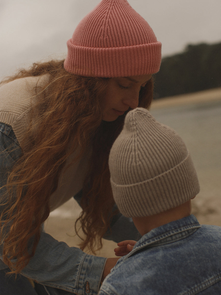 Fonzie Ribbed Italian Merino Wool Hat 