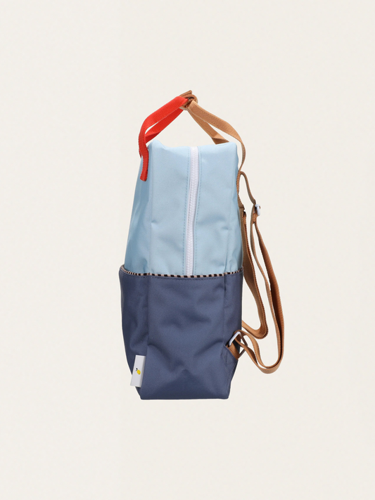 Wonders Zissou Blue + Blauwal großer Kinderrucksack