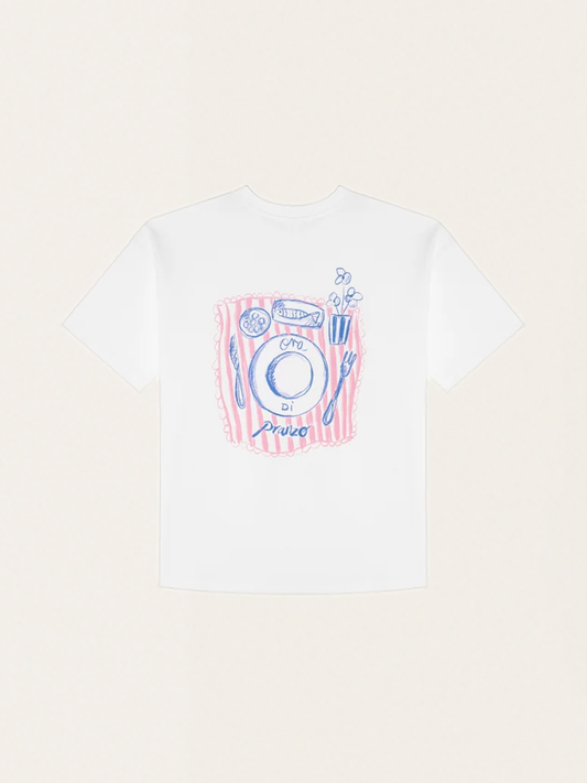 Übergroßes Ora di Pranzo-T-Shirt