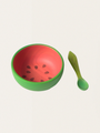 Watermelon Wooden Bowl with Spoon