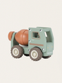 Wooden car with a figure - Concrete mixer