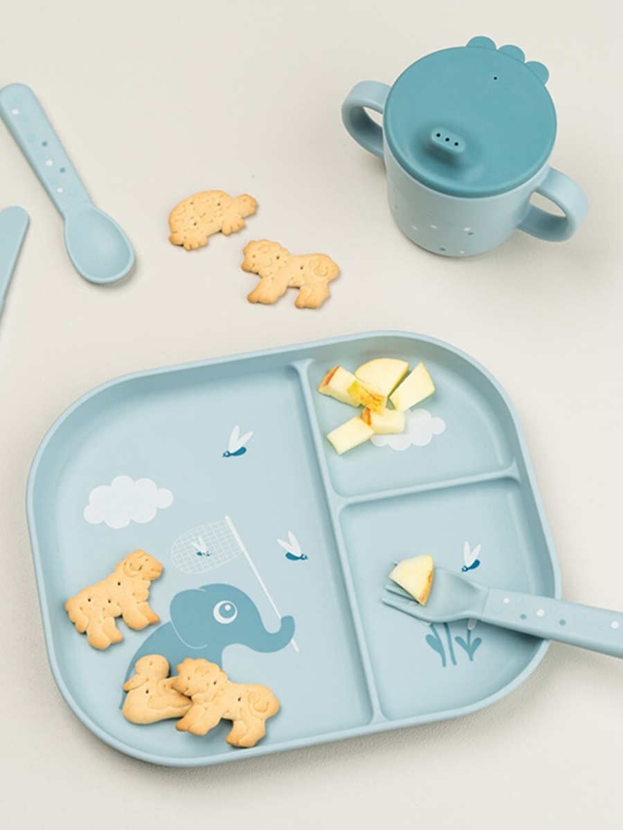 Foodie Elphee Tri-Cube Plate