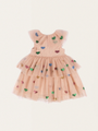 Yvonne's striking tulle dress