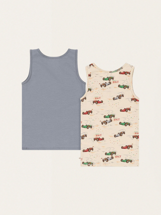 Bawełniana podkoszulka tanktop 2-pak