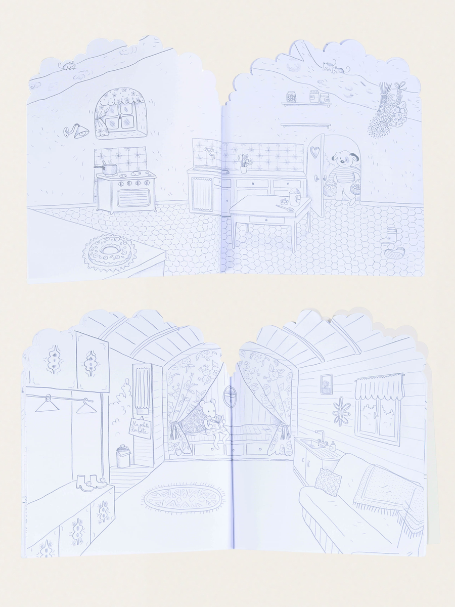La Grande Sticker Coloring Book