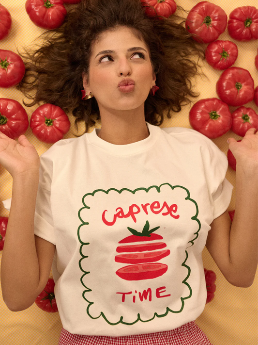 Übergroßes Caprese-T-Shirt