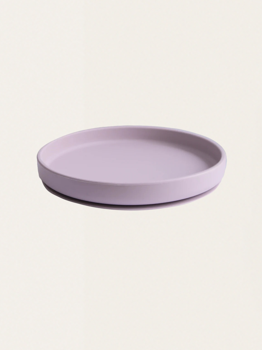 Silicone plate with suction cup