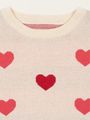 Lapis Coeur Colore Duo Pink Knit Dress