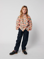 Kinder-Jeanshose mit Tic-Tac-Toe-Muster