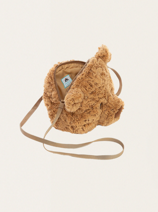 Plush bag teddy bear Bartłomiej 18 cm