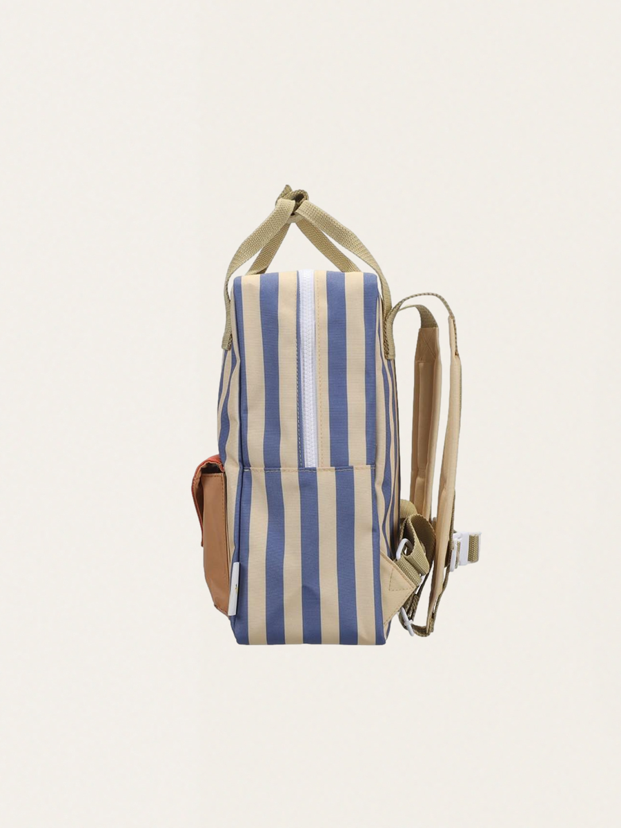 Wonders blue whale + sandy yellow medium kids backpack