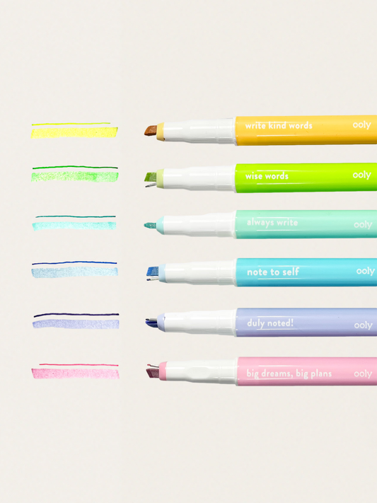 2-in-1 Fineliner mit Textmarker, notiert!