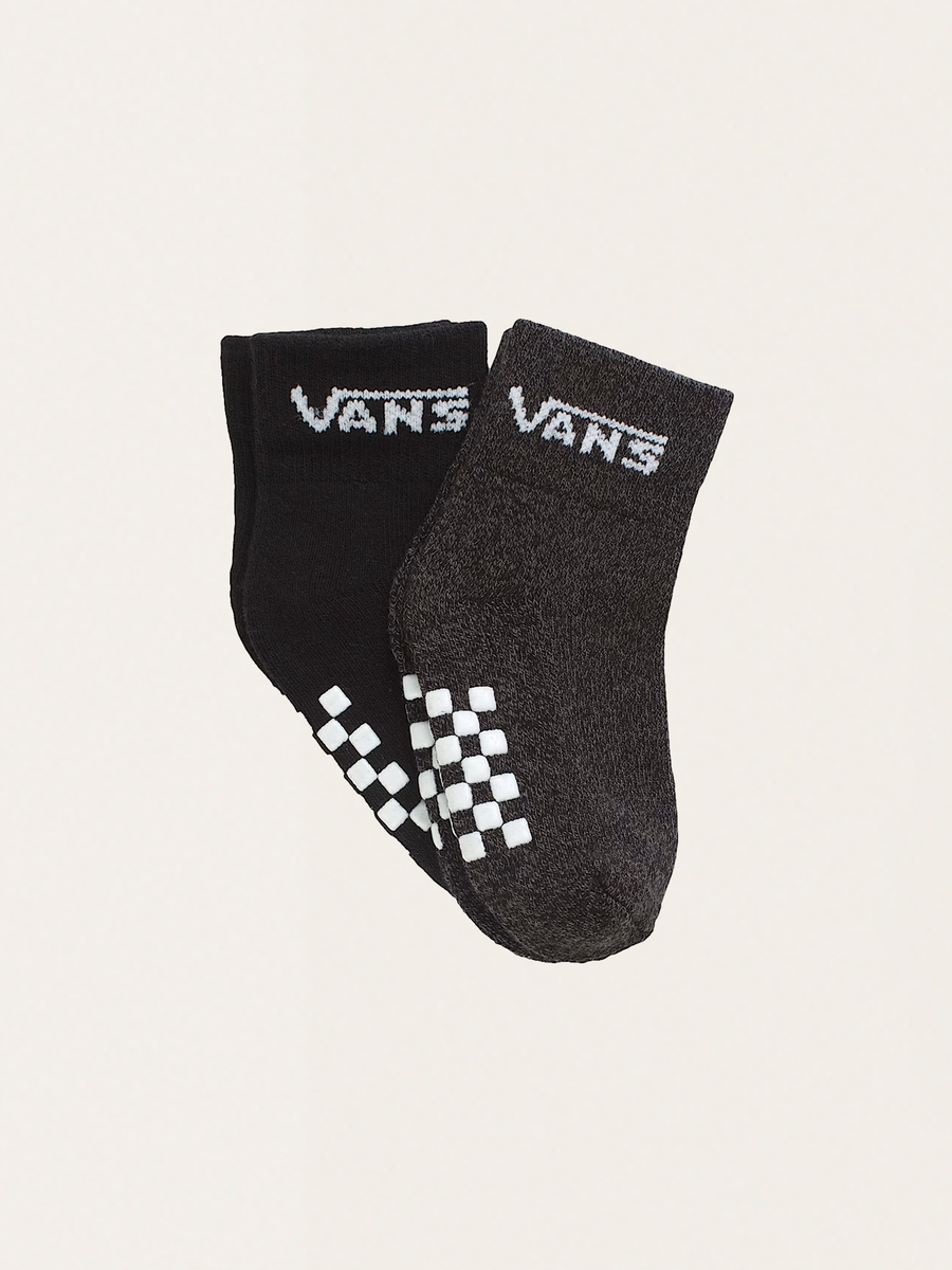 Classic Drop V Socks 2 Pack Black Baby Socks 
