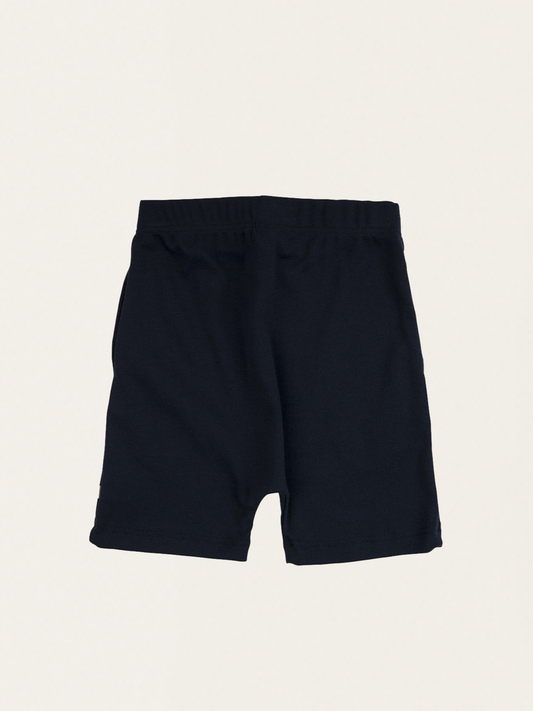 Dunkelblaue Baumwollshorts