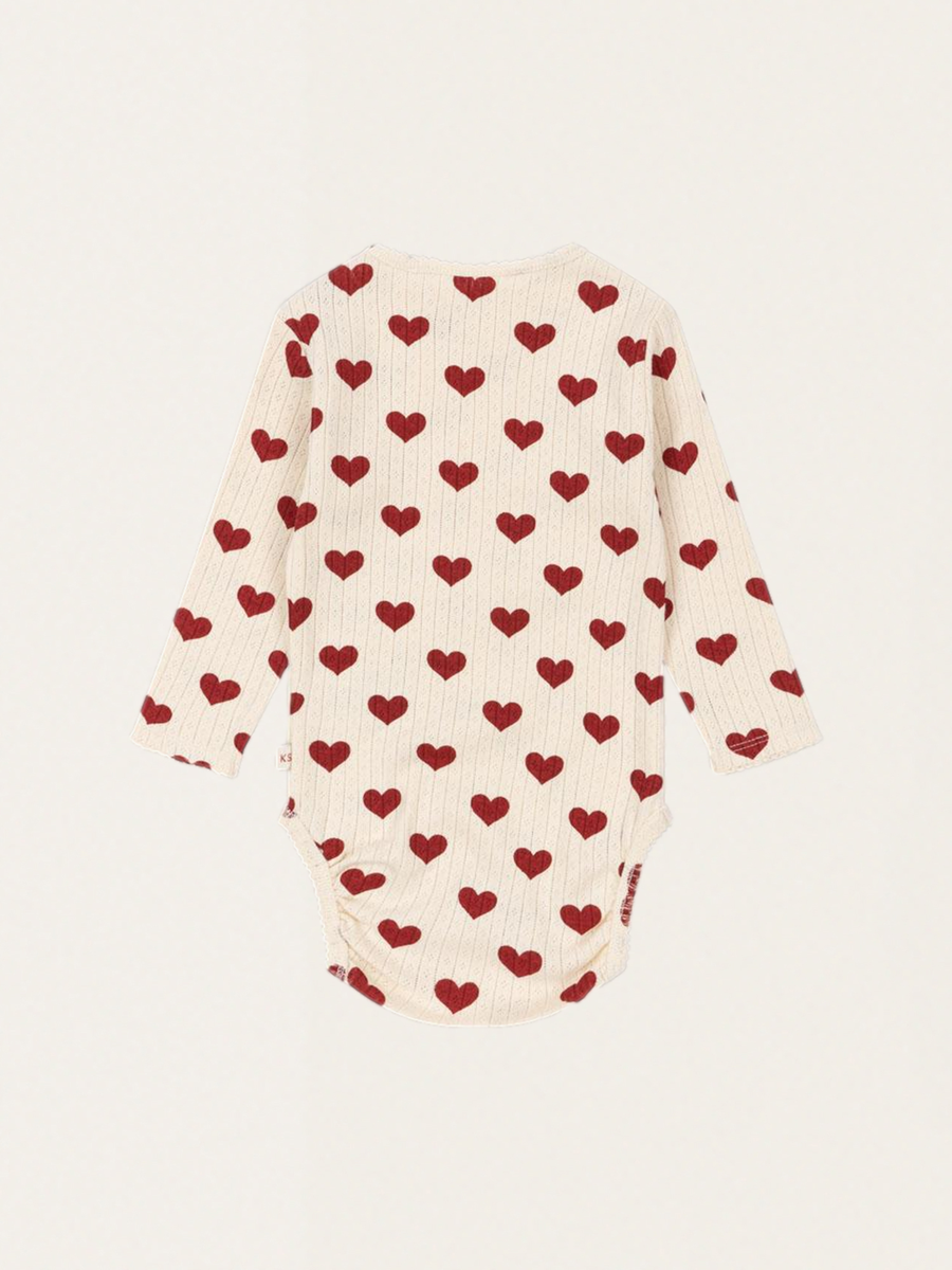 Bawełniane body z długim rękawem Minnie
