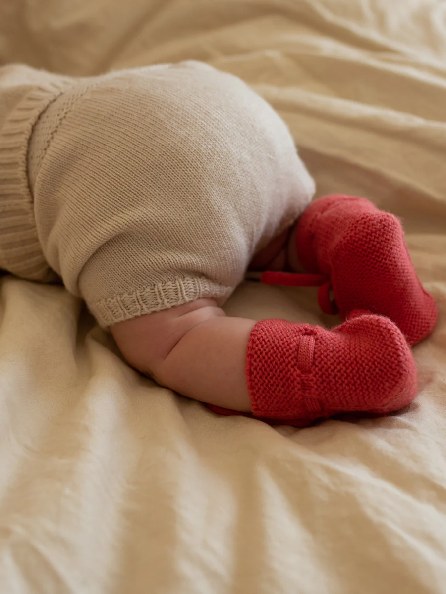 Warm Italian merino wool boots Lollipop