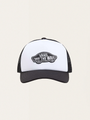 Klassische Trucker-Mesh-Kappe mit gebogenem Schirm und Patch-Design