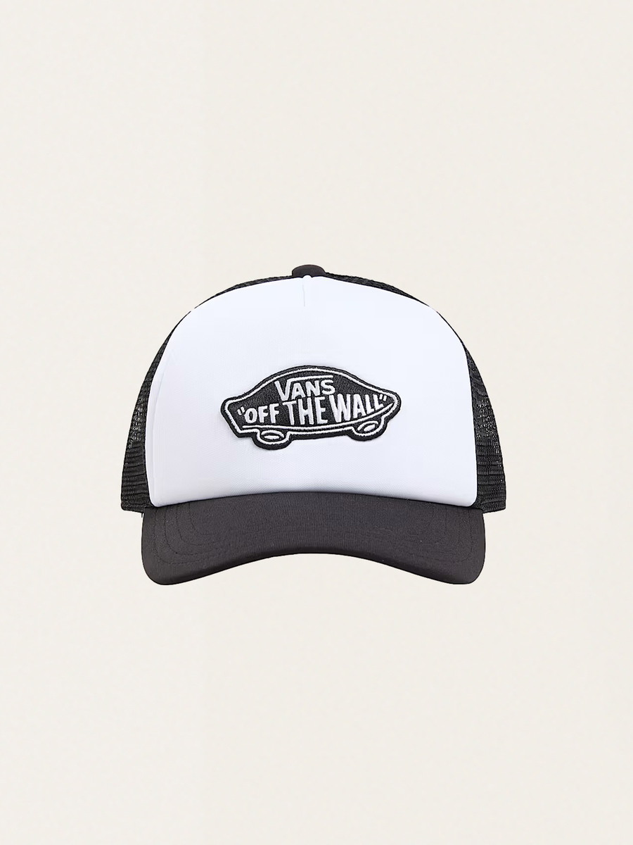 Klassische Trucker-Mesh-Kappe mit gebogenem Schirm und Patch-Design