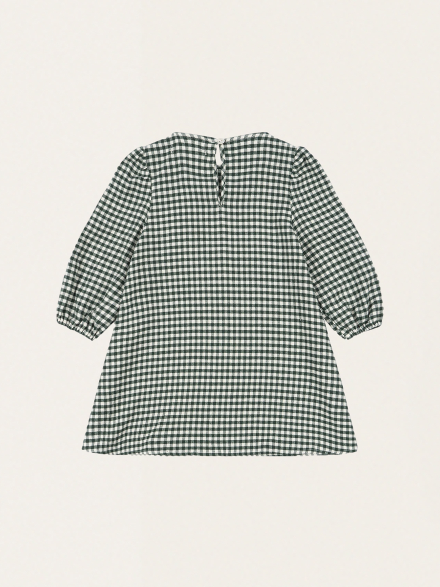 Foret Organic Cotton Checked Flannel Dress