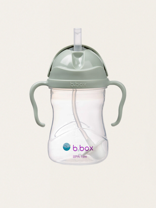 Innovative 240 ml bottle with straw
