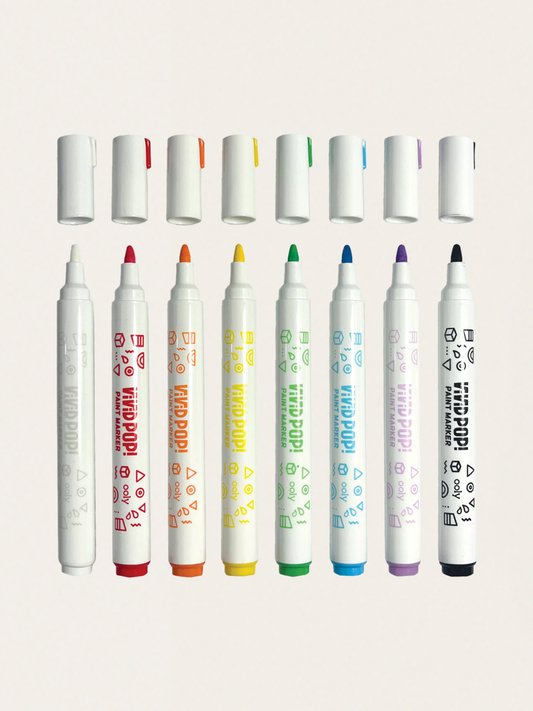 Vivid Pop! Acrylmarker in klassischen Farben