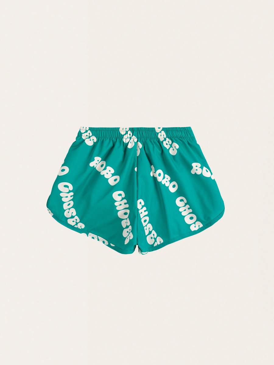 Kinder-Badeshorts mit Wellenmuster von Bobo Choses