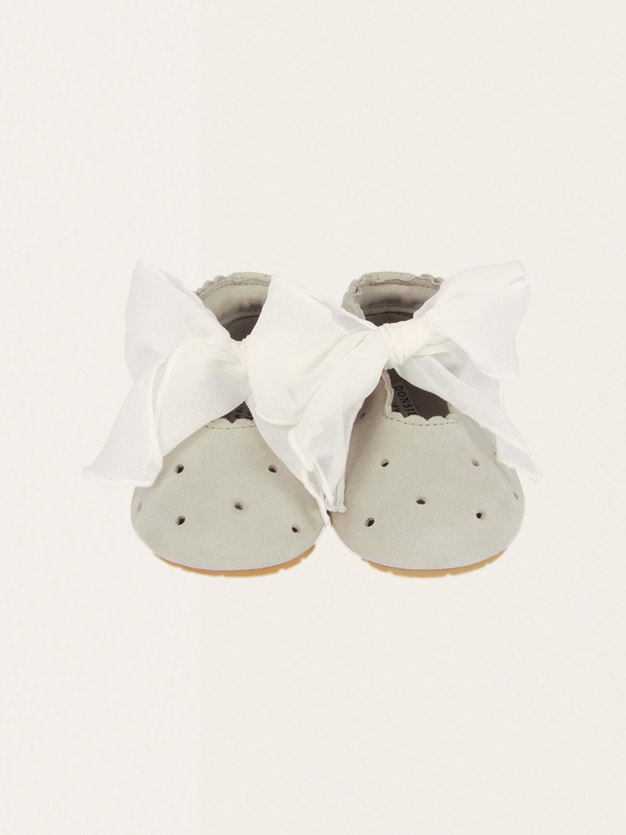 Phines Light Grey Nubuck Leather Boots