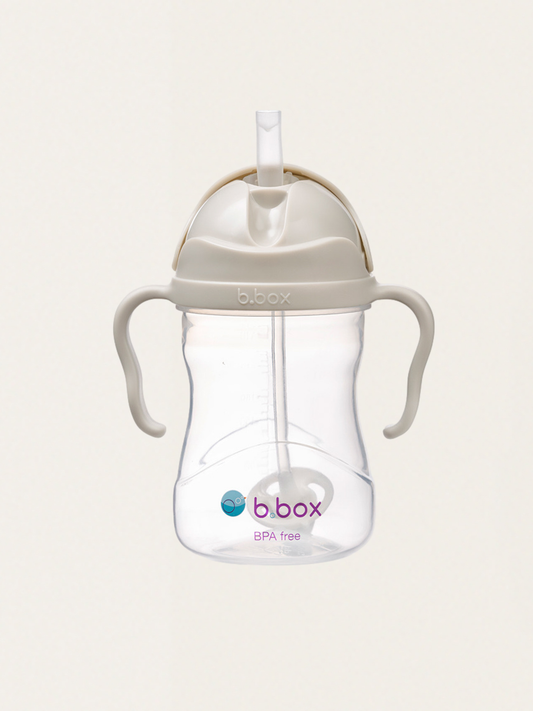 Innovative 240 ml bottle with straw